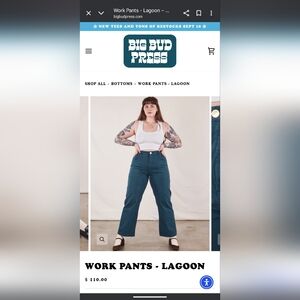 Big Bud Press Lagoon Work Pants